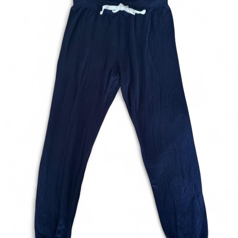 Splits59 navy blue sweatpants with drawstring waist